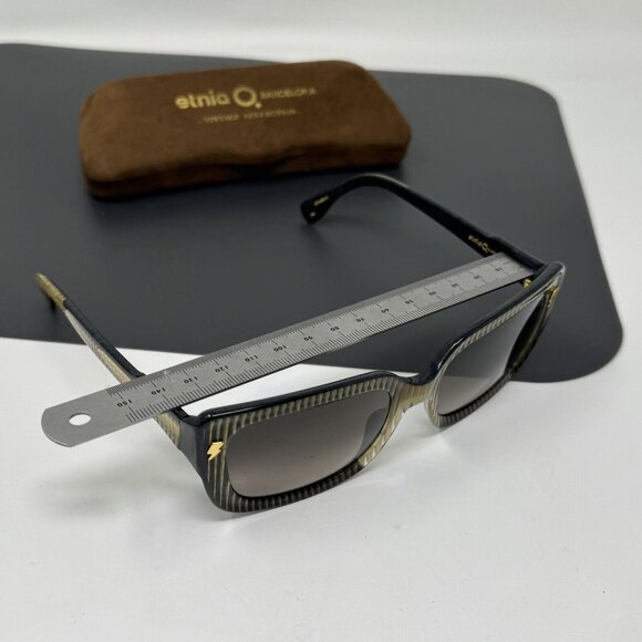 DAVID BOWIE ETNIA BARCELONA Sunglasses ZIGGY STARDUST BLACK GOLD Scratched Lense main image 4